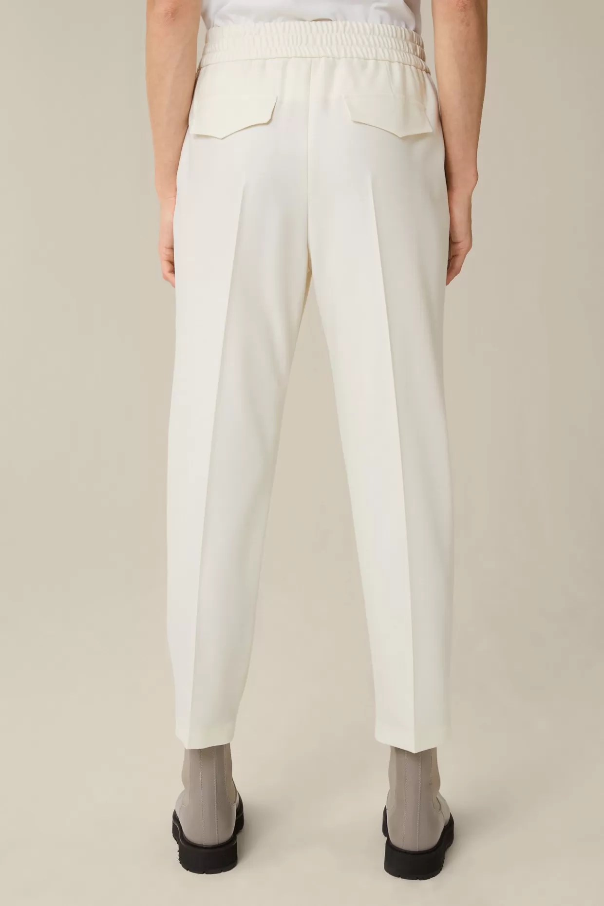 Damen Windsor Luxus-Flanell-Hose Im Jogger-Stil In